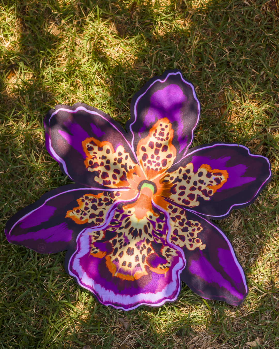 Conjunto 4 Peças Jogo Americano Bloom - Orquídea Roxa