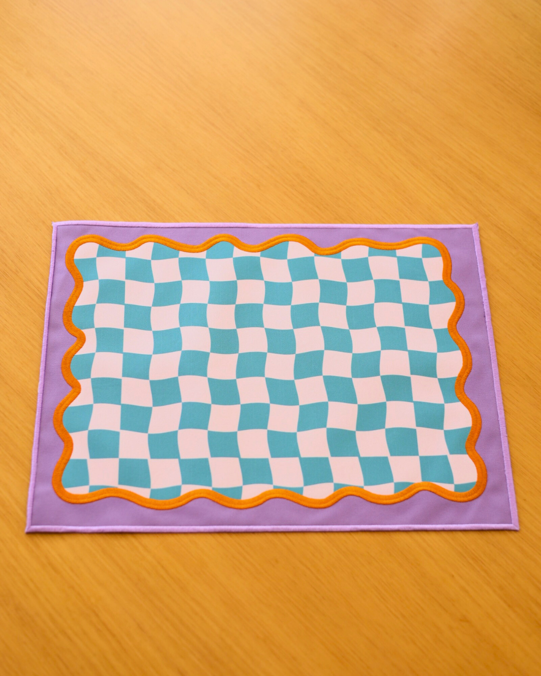 Conjunto 4 Peças Jogo Americano Xadrez Double Face Bold II - Sem Guardanapo