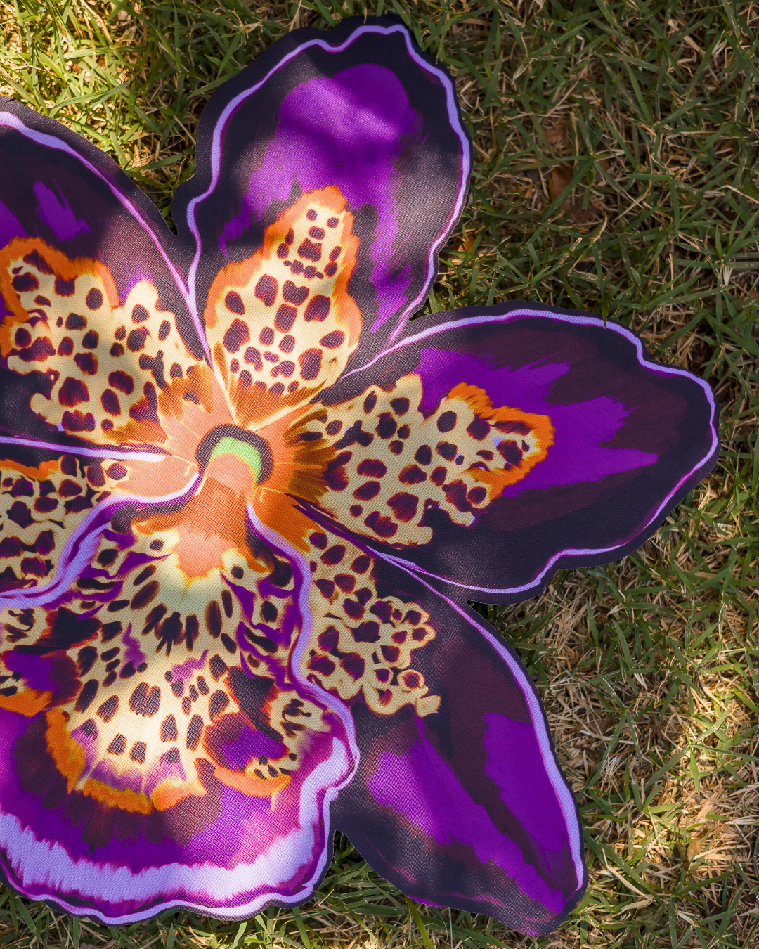 Conjunto 4 Peças Jogo Americano Bloom - Orquídea Roxa