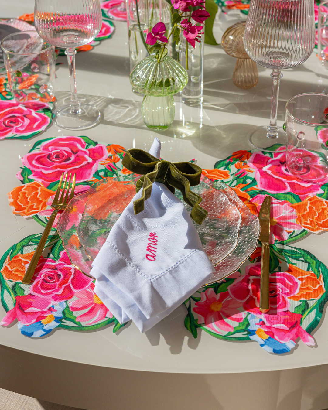 Jogo Americano Borboleta Floralis – 4 Peças