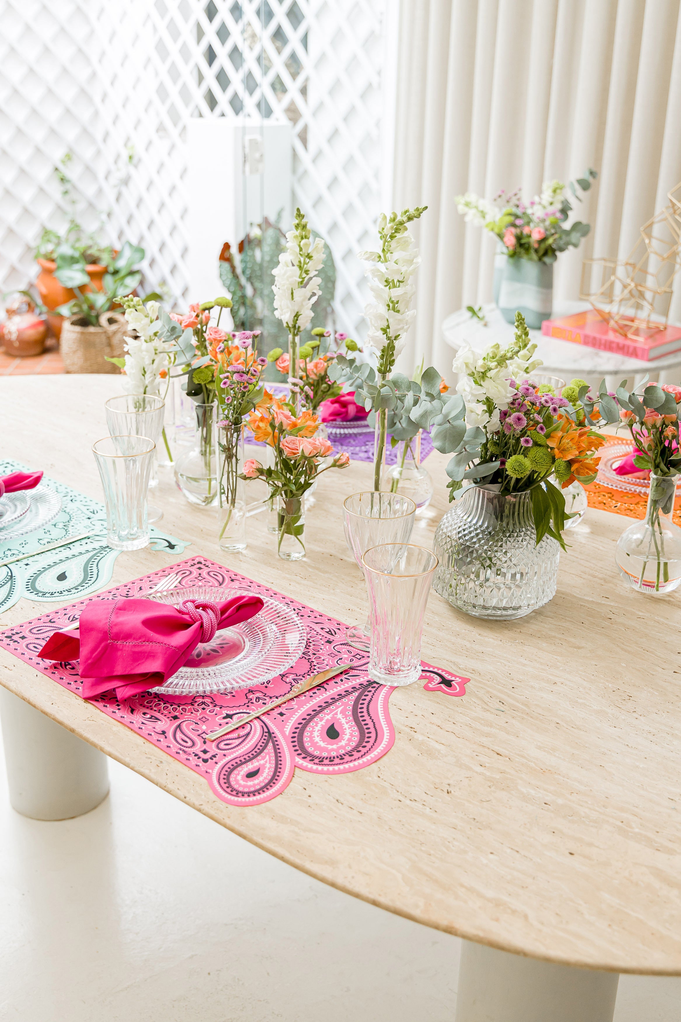 Conjunto Jogo Americano Bandana