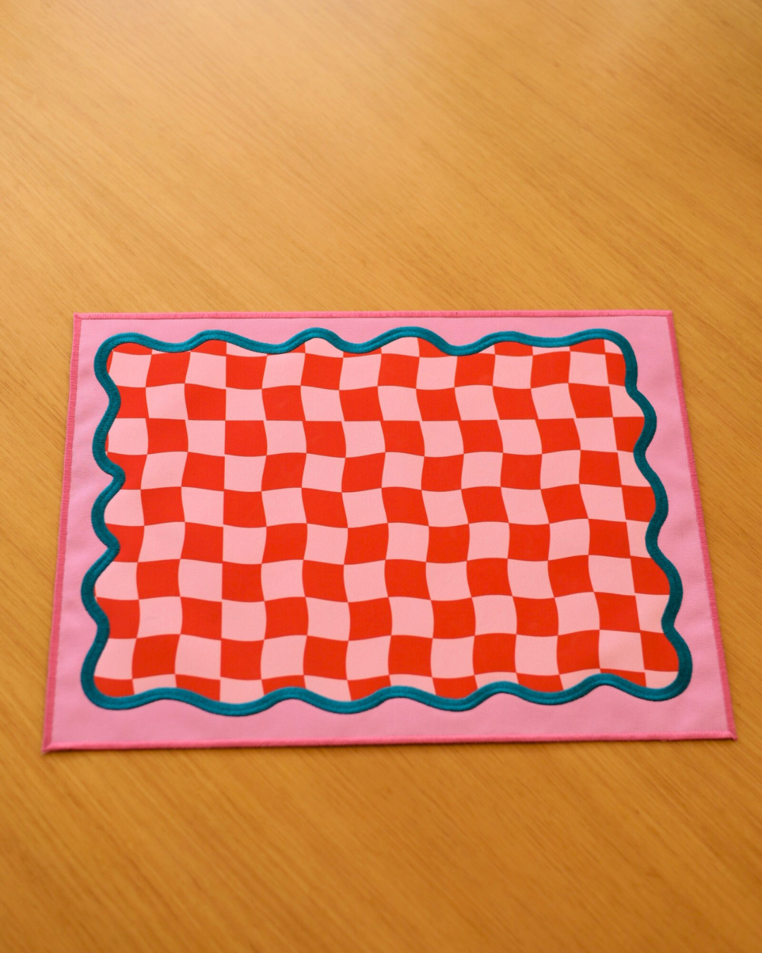 Conjunto 4 Peças Jogo Americano Xadrez Double Face Bold II - Sem Guardanapo