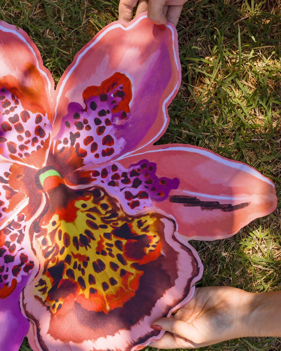 Conjunto 4 Peças Jogo Americano Bloom - Orquídea Rosa