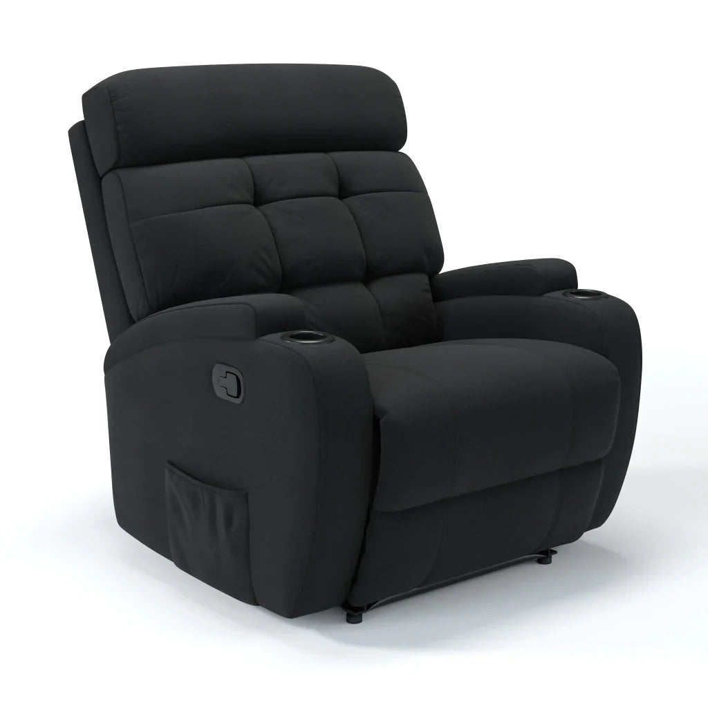 Poltrona Reclinável Damie Manual Fixa com Gatilho