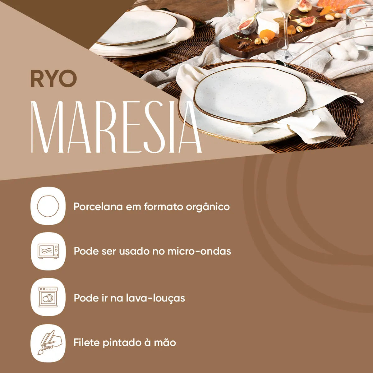 Jogo de 6 Tigelas 500 ml Ryo Maresia