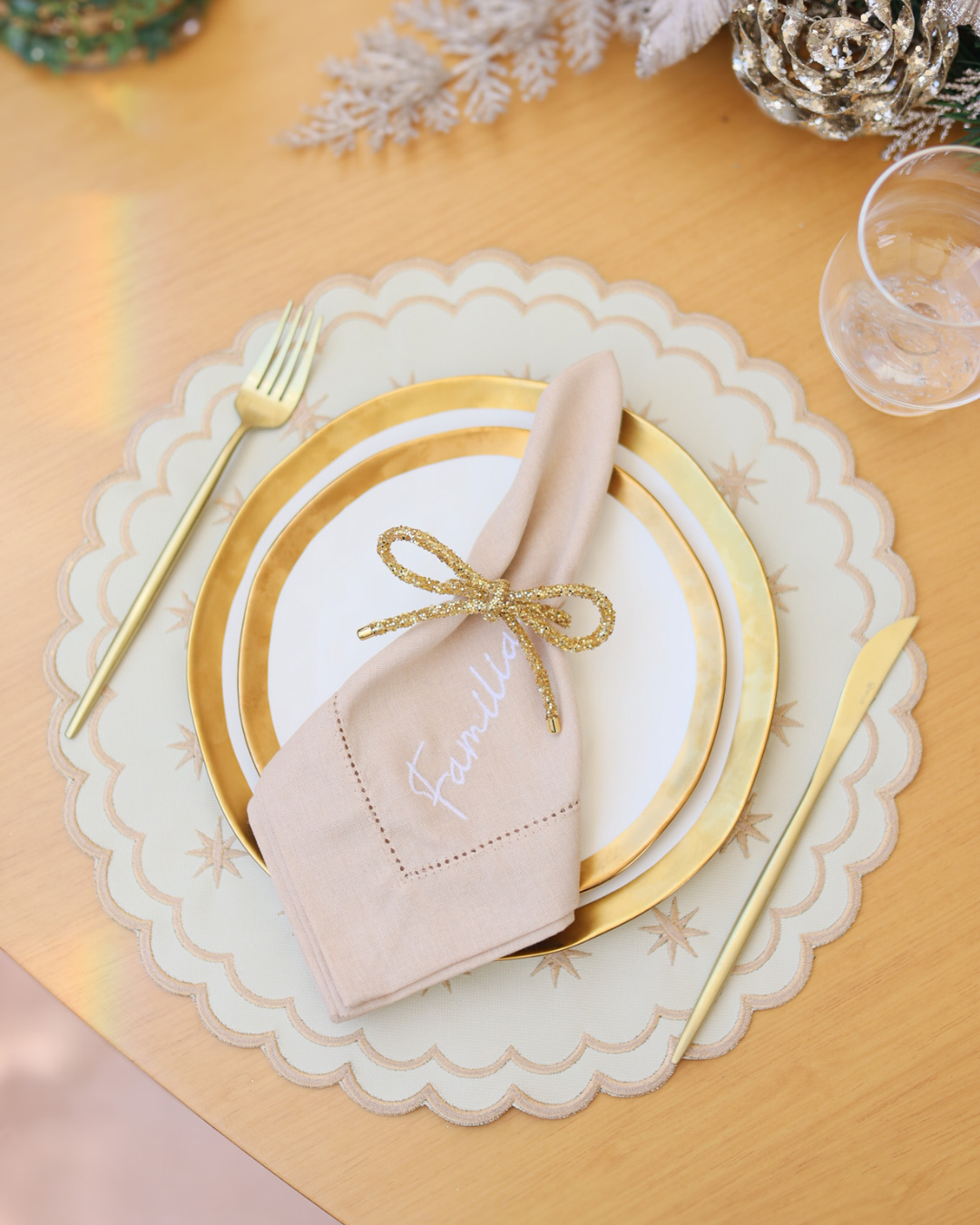 Jogo Americano Holidays Dupla Face - 4 Peças