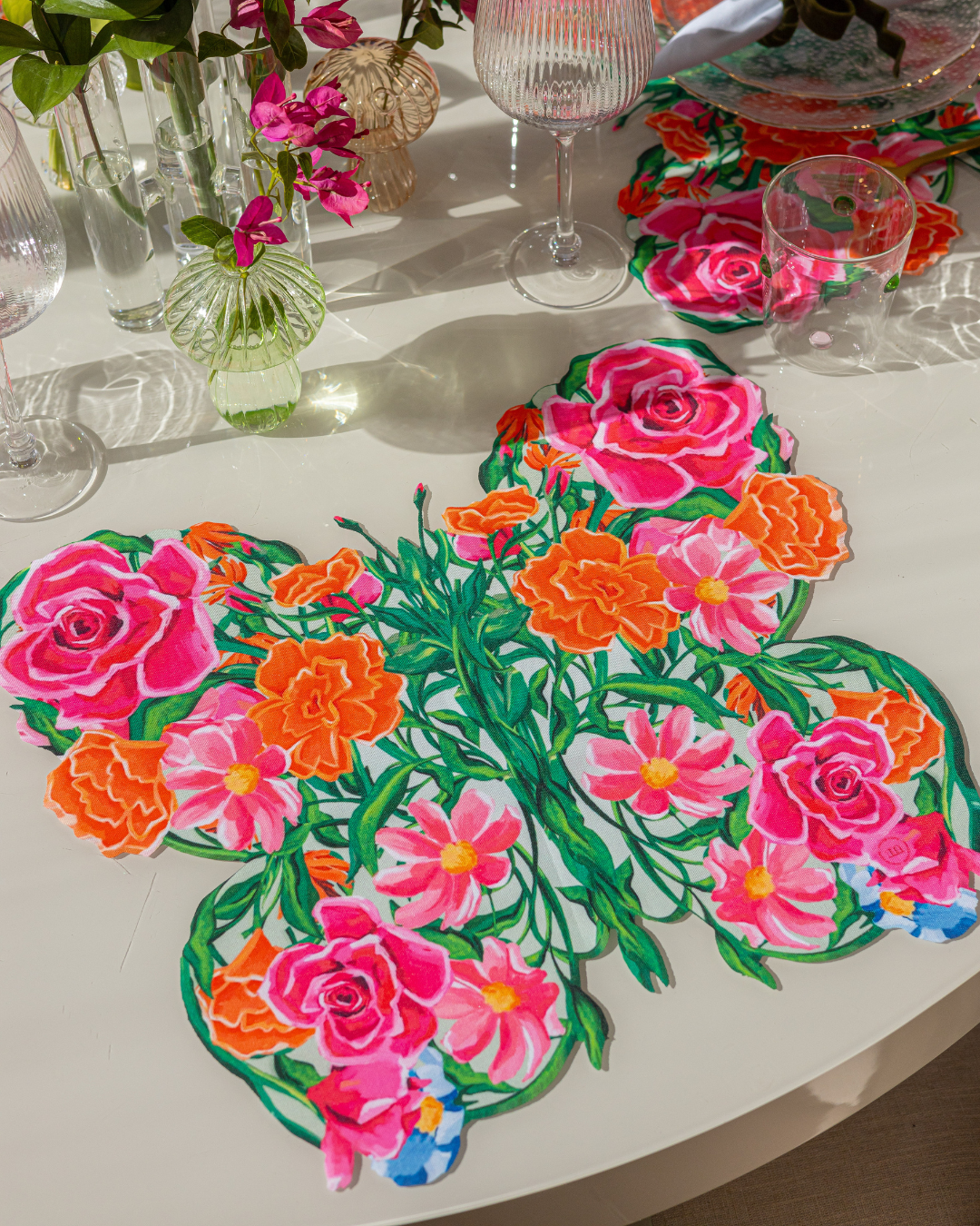 Jogo Americano Borboleta Floralis – 4 Peças