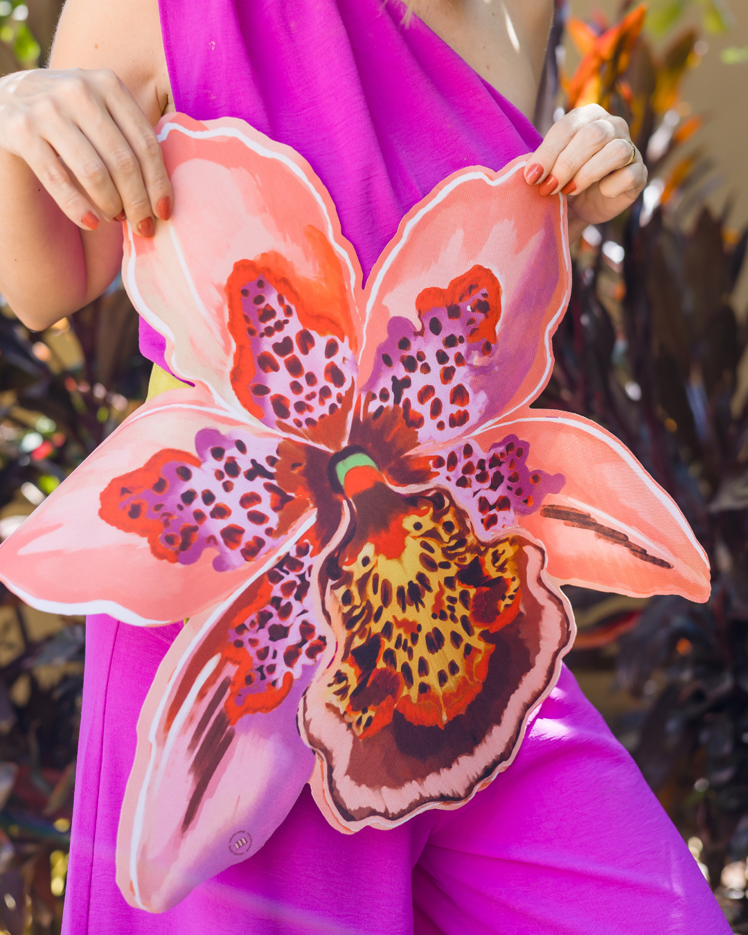 Conjunto 4 Peças Jogo Americano Bloom - Orquídea Rosa