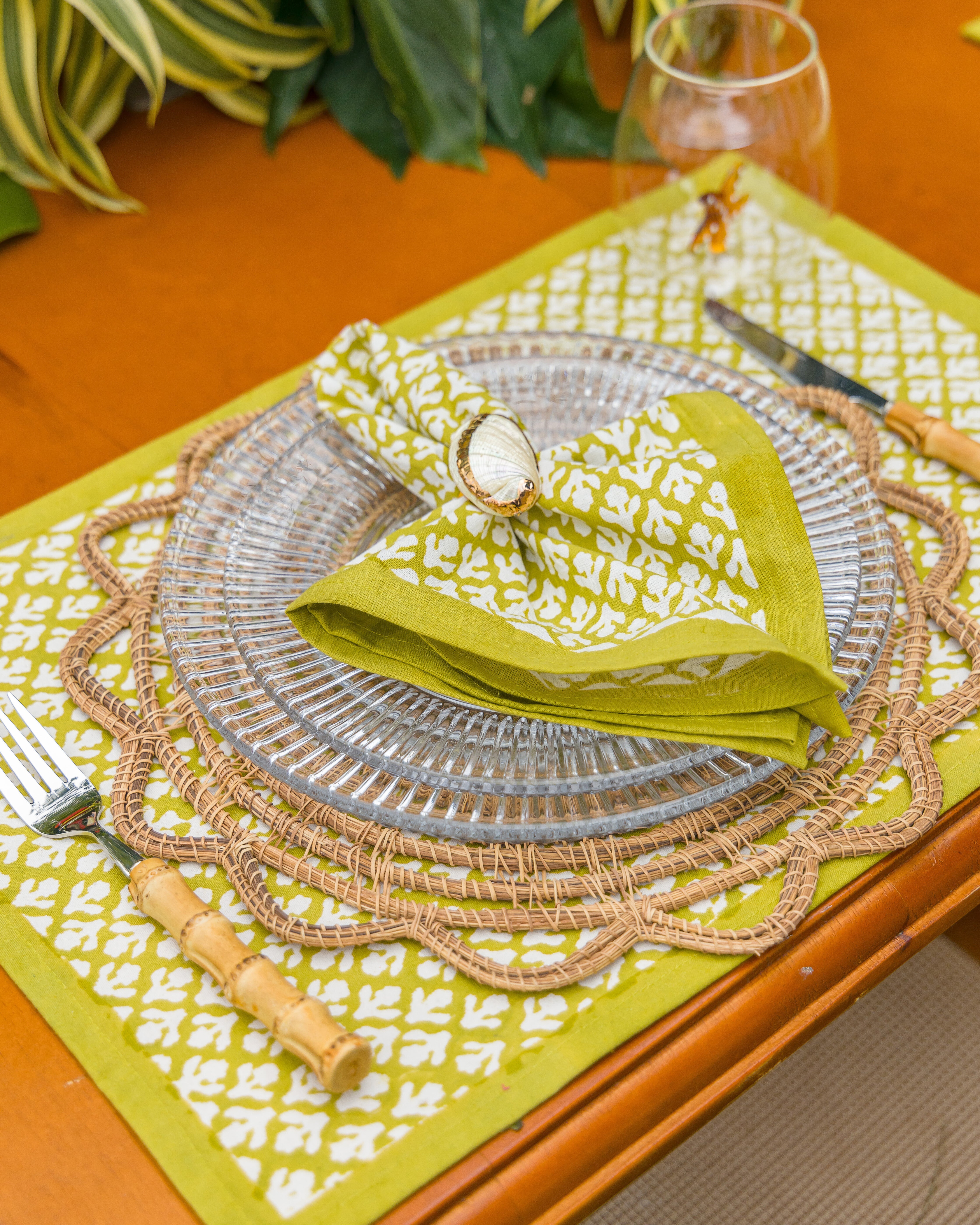 Lugar Americano Oasis Verde - 50x35 cm