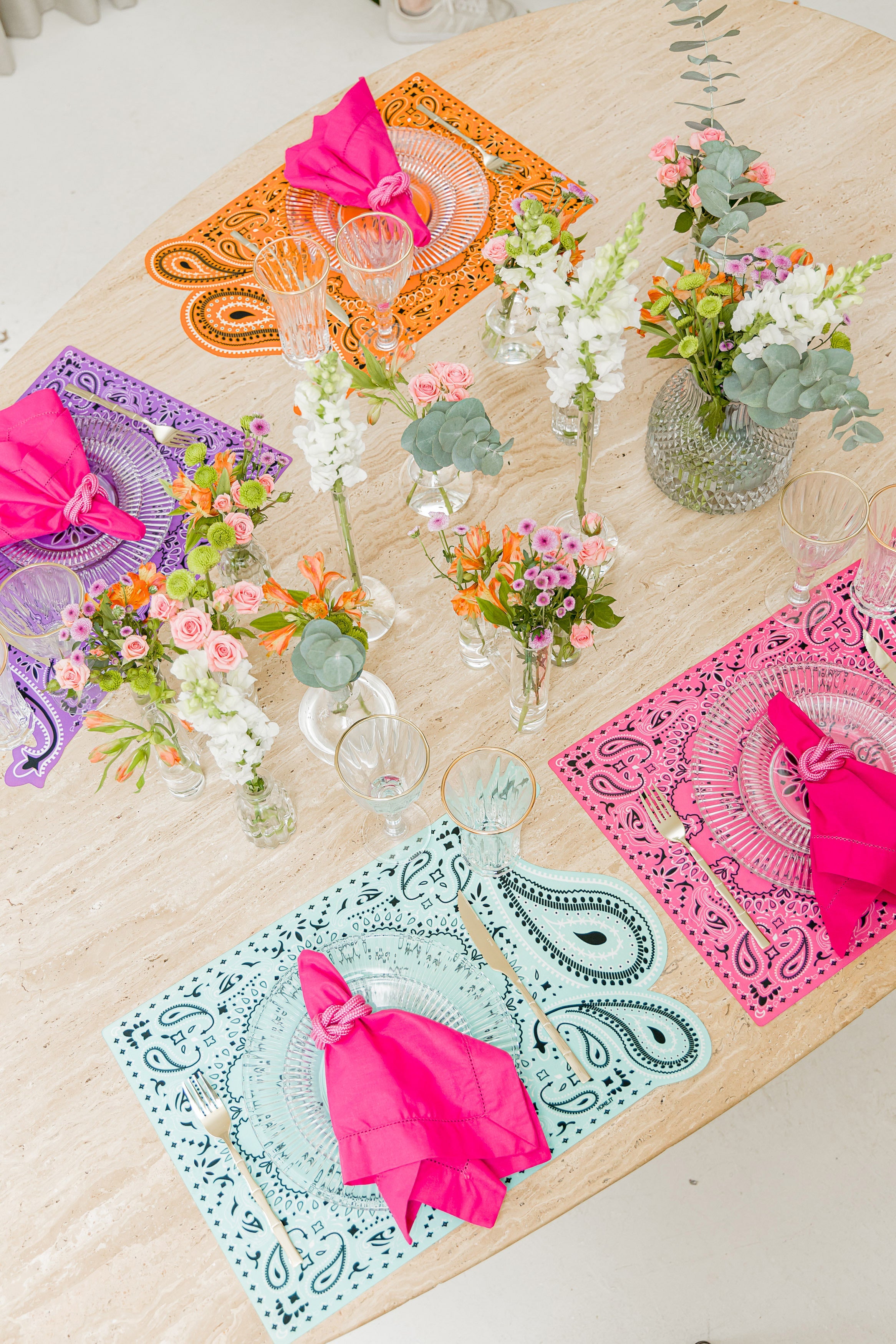 Conjunto Jogo Americano Bandana