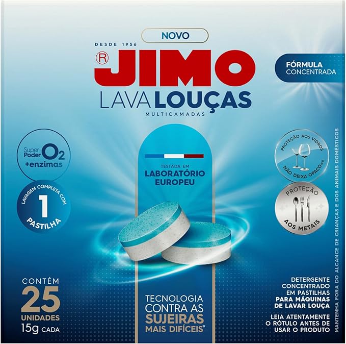 JIMO Lava Louças Detergente Concentrado Pastilha