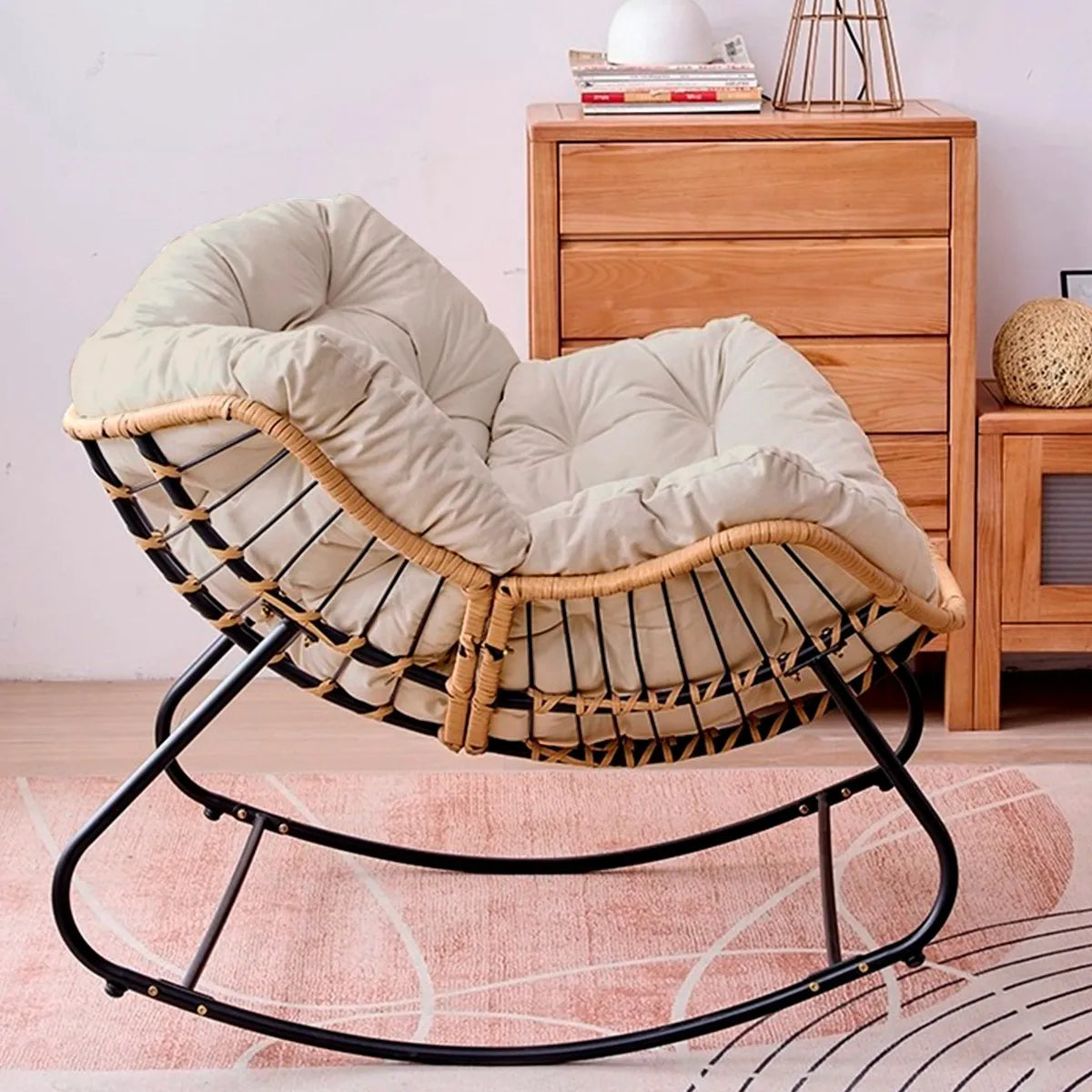 Poltrona de Balanço Relax Premium com Almofada