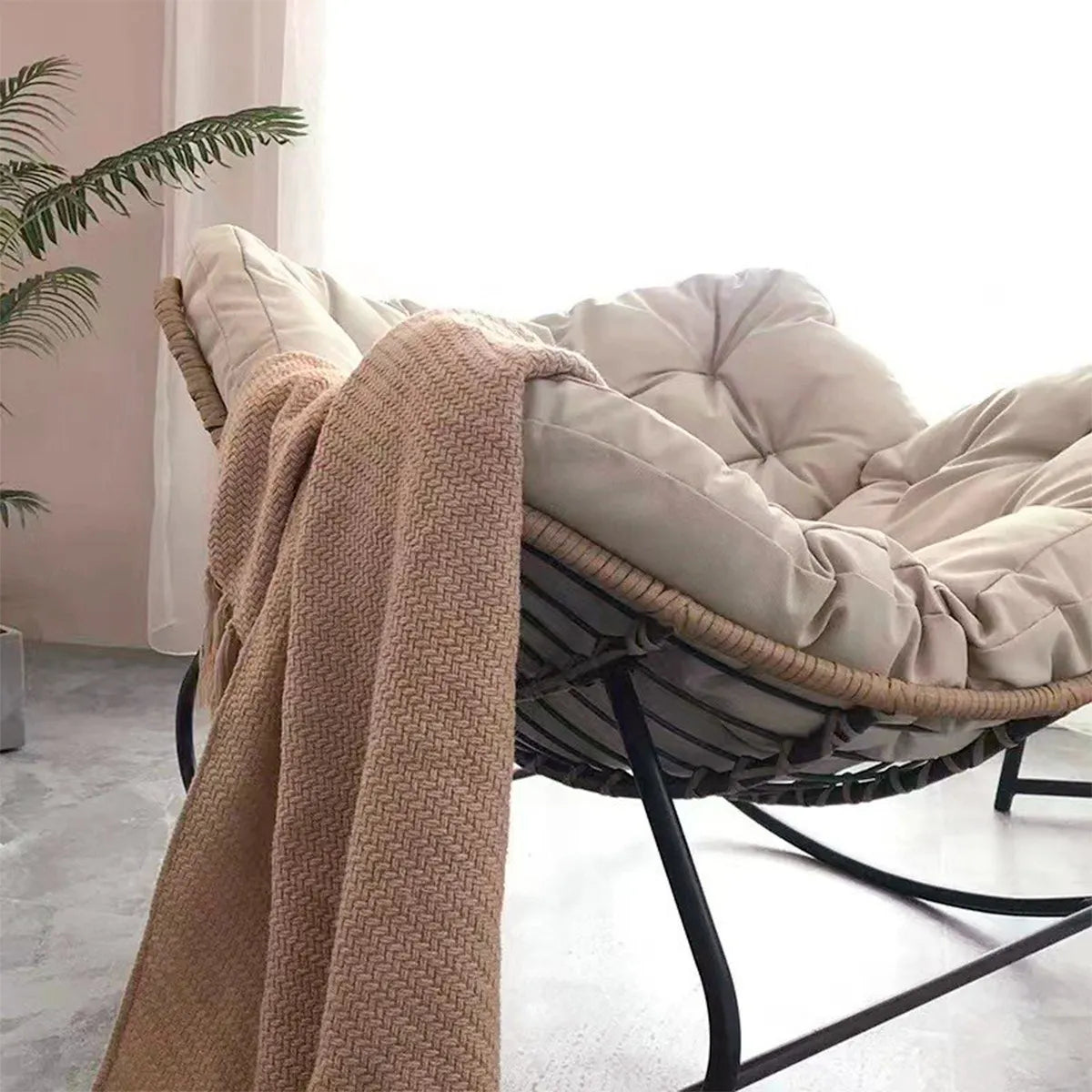 Poltrona de Balanço Relax Premium com Almofada